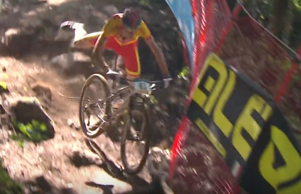 Así fue la caída con la que David Valero perdió el Campeonato de Europa XCO