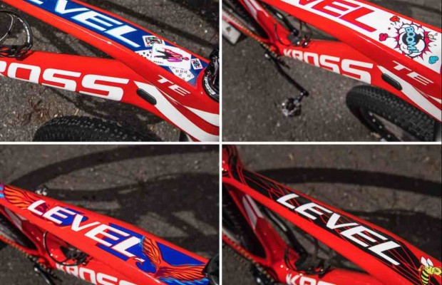 Estas son las Kross Level B + del Kross Racing Team, 8,8 kg cargados de detalles