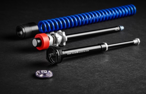 Kit de conversión Push ACS-3, sustituye el cartucho de aire tradicional de tu horquilla por un  sistema de muelle y aire