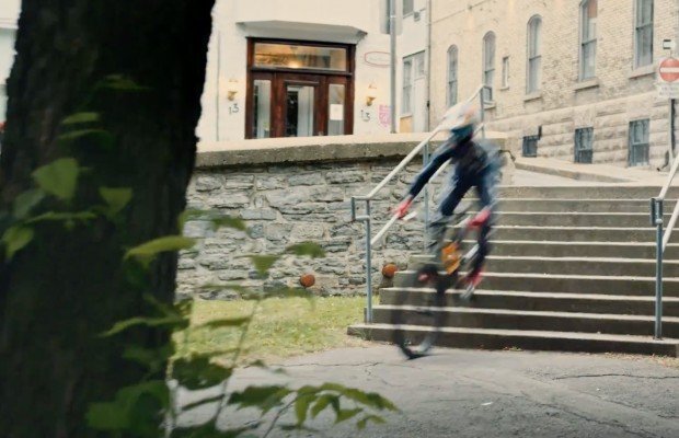 Una Quebec fantasmagórica es el escenario de un espectacular descenso urbano