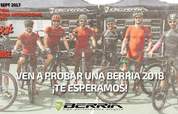 Ven a UNIBIKE y prueba una mountain bike Berria de 2018 gratis