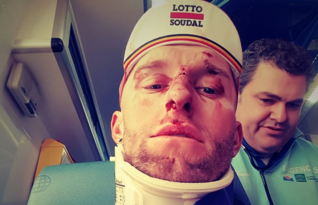 Atropellan en Granada al ciclista polaco Tomasz Marczynski, el casco le salvo la vida