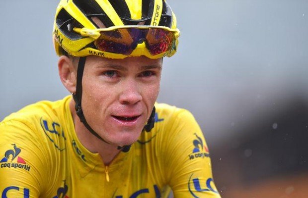 Chris Froome da positivo en un control antidopaje de la Vuelta a España