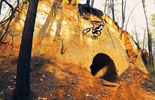 Senderos salvajes en la región de Provenza