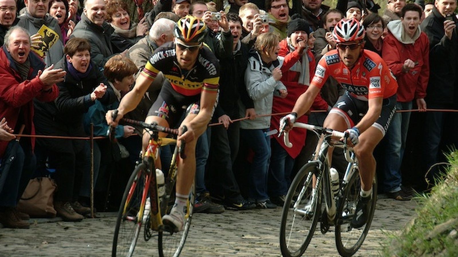 Boonen vs Cancellara. Round 1.