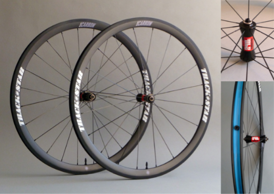 TrackStar on the road, las nuevas ruedas de carbono