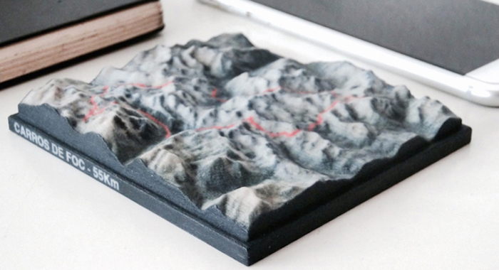 Nicetrails imprime tus mejores rutas en 3D