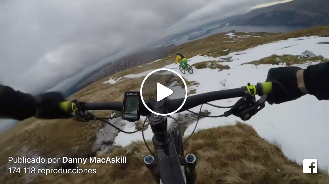 Danny MacAskill en Mountain Bike sobre nieve