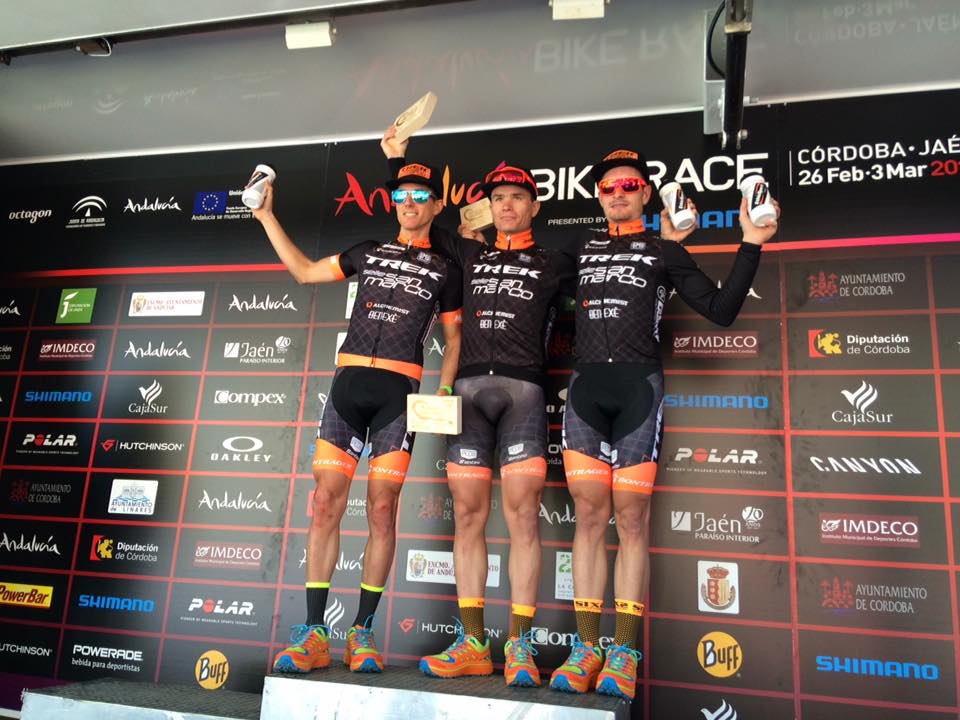 Segundo triplete del Trek San Marco en la cuarta etapa de la Andalucía Bike Race